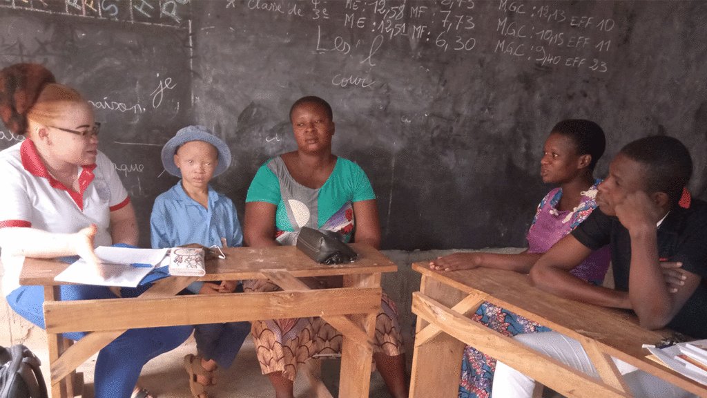 Suivi de l’encadrement des élèves atteints d’albinisme